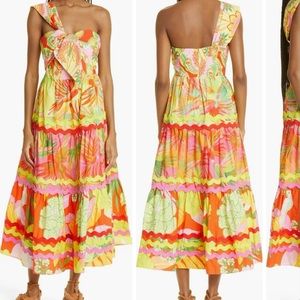 Farm Rio, Mixed Print Maxi Dress, NWT, XS